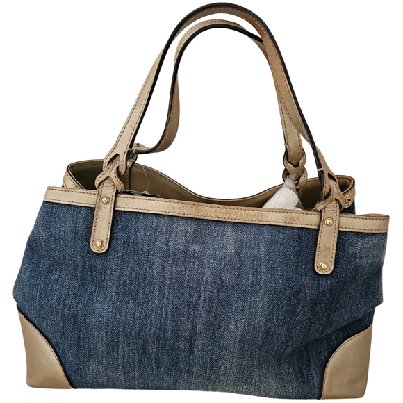 GUCCI                                       Pre-owned Blue Denim Craft Tote Bag - Picture 2 of 8